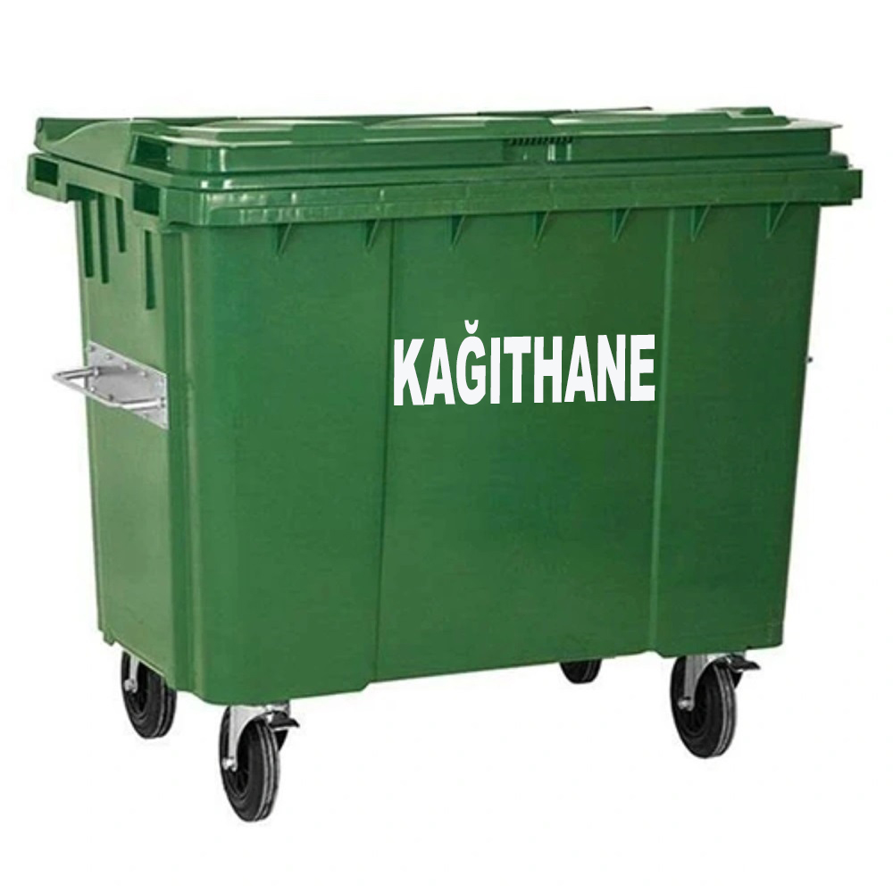 Kağıthane 1100 Litre Plastik Çöp Konteyneri